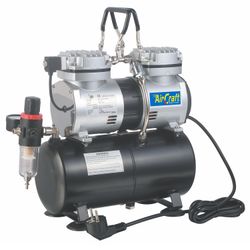 Compressor For Airbrush 2cyl With Tank